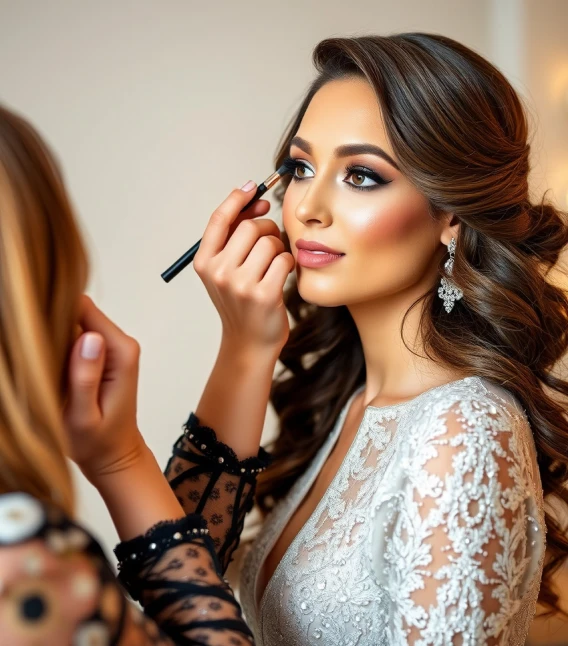 Bridal makeover by Me Makeup & Hair Studio luxury salon in DHA Lahore