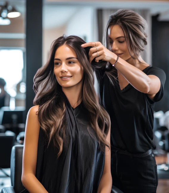 Modern haircut services at Me Makeup & Hair Studio luxury salon Lahore